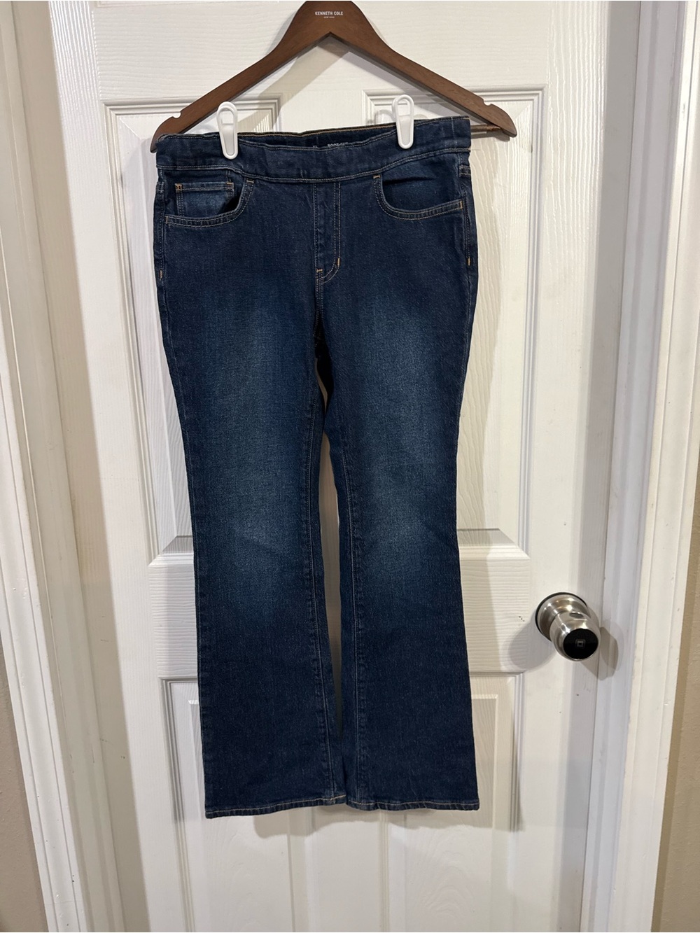 Old Navy Girls Size XL 14-16 Boot-Cut Denim Blue Jeans Pull On Jeggings